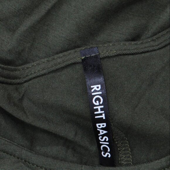 NEW Right Basics Womens Knit Lightweight Unlined Maxi Dress 1979 Green S - Picture 3 of 5